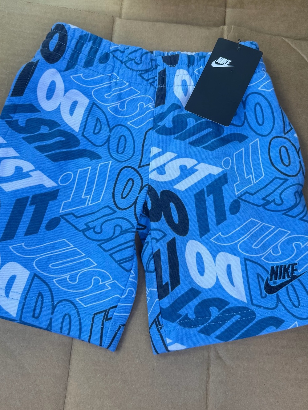Nike Boys Toddler Just Do It University Blue Active Shorts - 5T